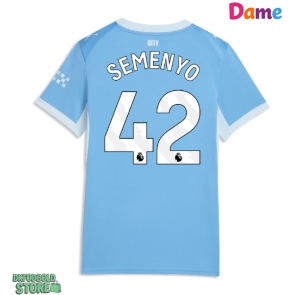 Manchester City Antoine Semenyo #42 Replika Hjemmebanetrøje Dame 2026-27 Kortærmet
